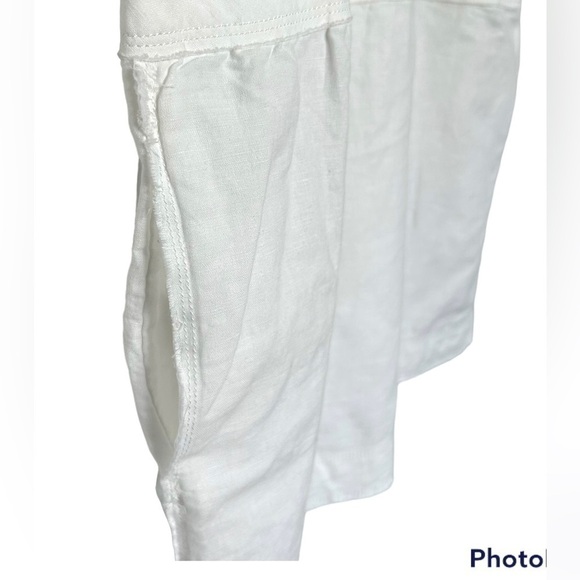 GAP Crochet Embroidery Mesh Linen Cotton Dress Summer Vacation Pocket Sz Medium - Picture 6 of 10